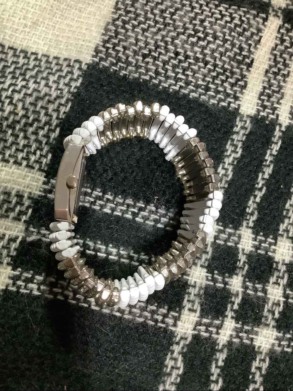 Ned York & Company Stainless Steel & White Watch